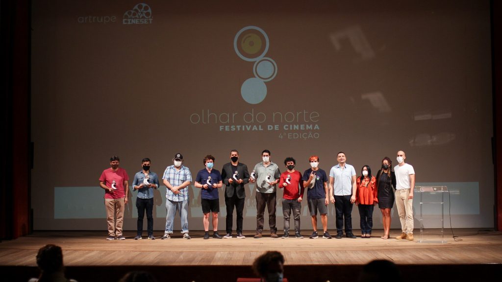 Vencedores dos Festival de Cinema da Amazônia - Olhar do Norte, edição de 2022. Foto: Larissa Martins