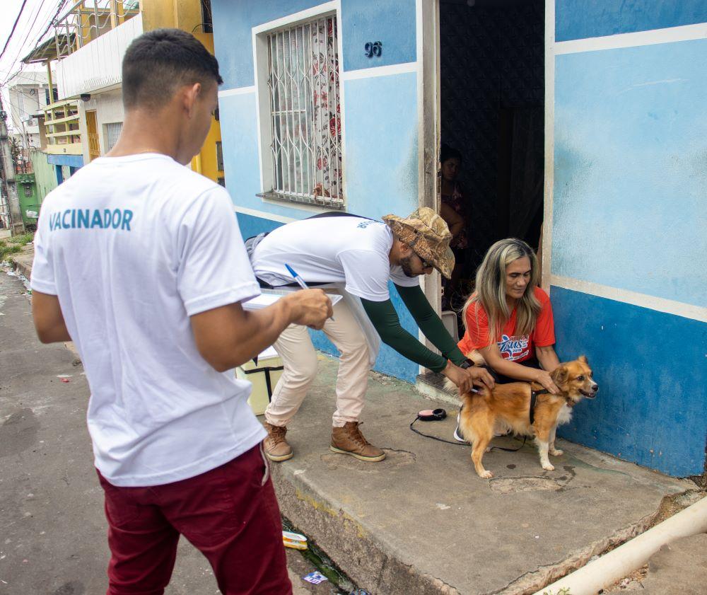 'Campanha de Vacinação Antirrábica Animal 2023' começa dia 11 de setembro em Manaus. Foto: Divulgação/Semsa 