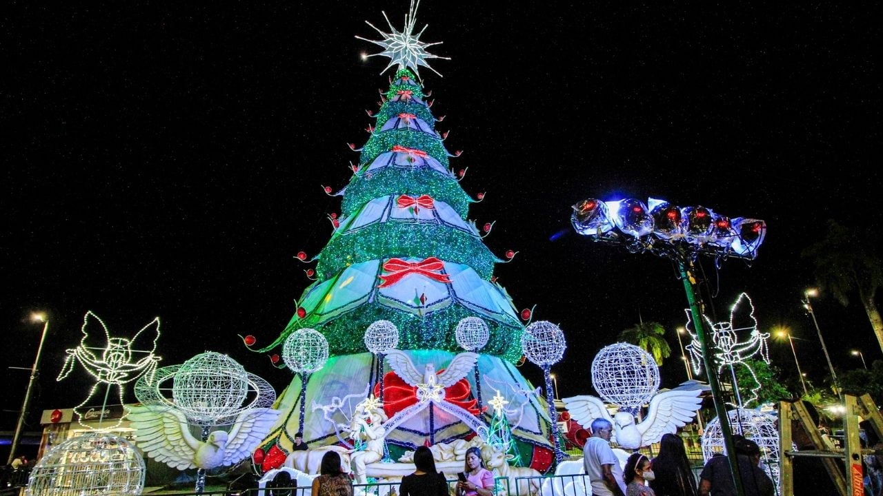 Maior árvore do 'Natal do Abraço' é atração na Ponta Negra de Manaus -  Portal Edilene Mafra