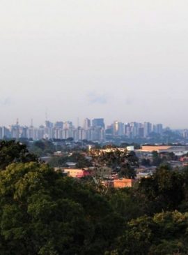 Do alto da torre do MUSA, localizada no extremo Norte da cidade de Manaus, é possível ver boa parte da capital amazonense. Foto: Valter Calheiros/Musa