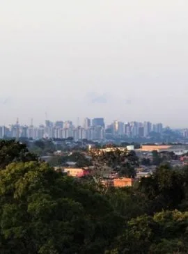 Do alto da torre do MUSA, localizada no extremo Norte da cidade de Manaus, é possível ver boa parte da capital amazonense. Foto: Valter Calheiros/Musa