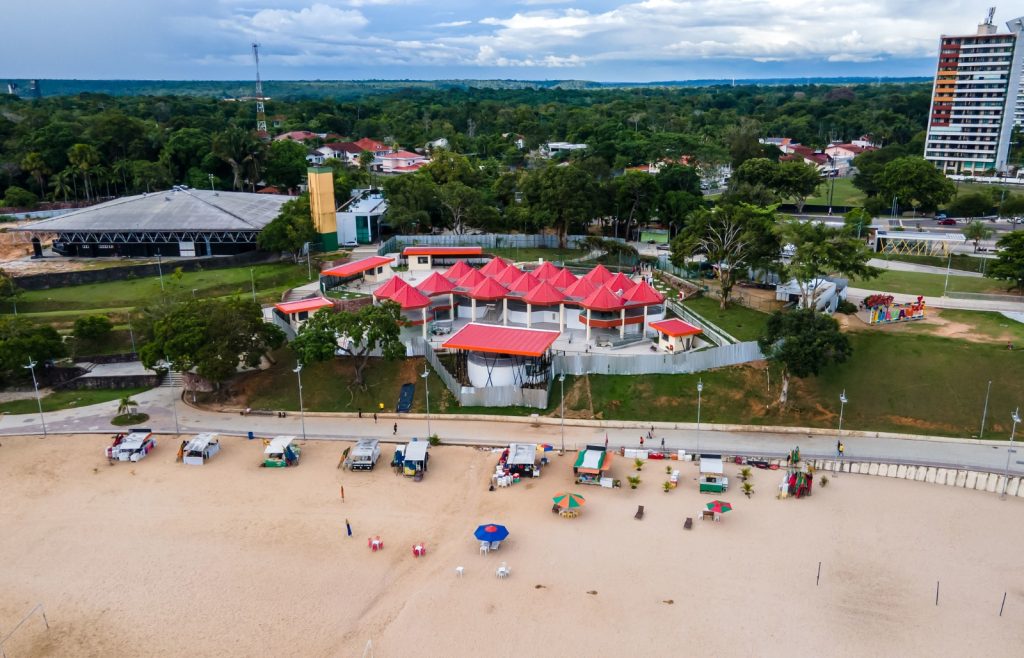 Casa de Praia Zezinho Corrêa será inaugurada nesta segunda-feira, 1º de maio de 2023, em Manaus. Foto: Antonio Pereira/Semcom