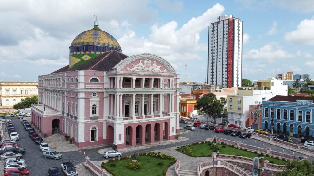 Teatro Amazonas, no Centro de Manaus. Foto: Divulgação/Secretaria de Cultura