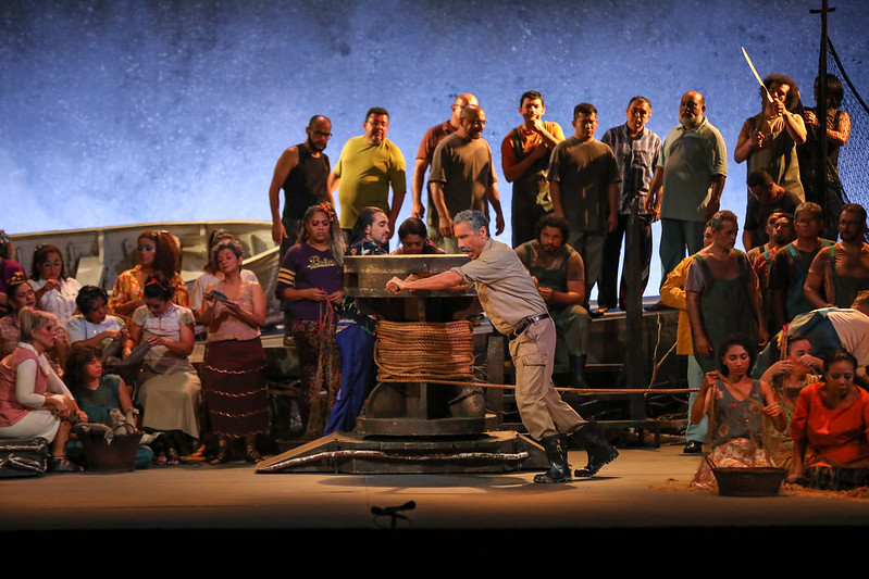 Espetáculo 'Peter Grimes' foi a última apresentação do Festival de Ópera 2023. Foto: Alex Pazuello/Secom