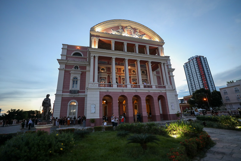 Teatro Amazonas foi palco para o Festival Amazonas de Ópera 2023. Foto: Alex Pazuello/Secom