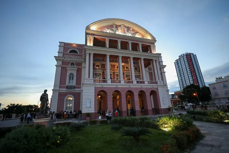Teatro Amazonas conta com eventos pagos e gratuitos. Foto: Alex Pazuello/SEC-AM