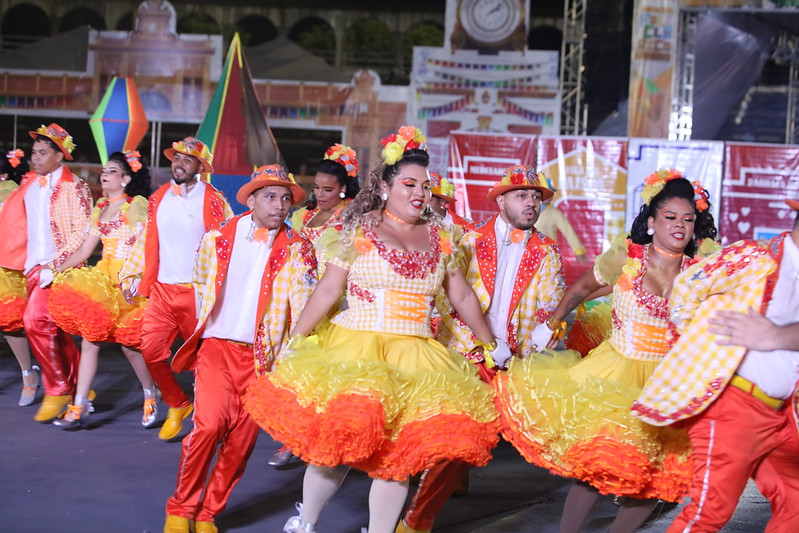 'Festival Folclórico do Amazonas 2023' conta com apresentação de grupos de danças. Foto: Aguilar Abecassis/Semcom
