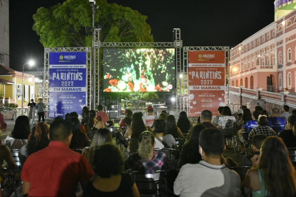 Largo de São Sebastião terá transmissão do Festival de Parintins 2023. Foto: Antônio Lima/Secom