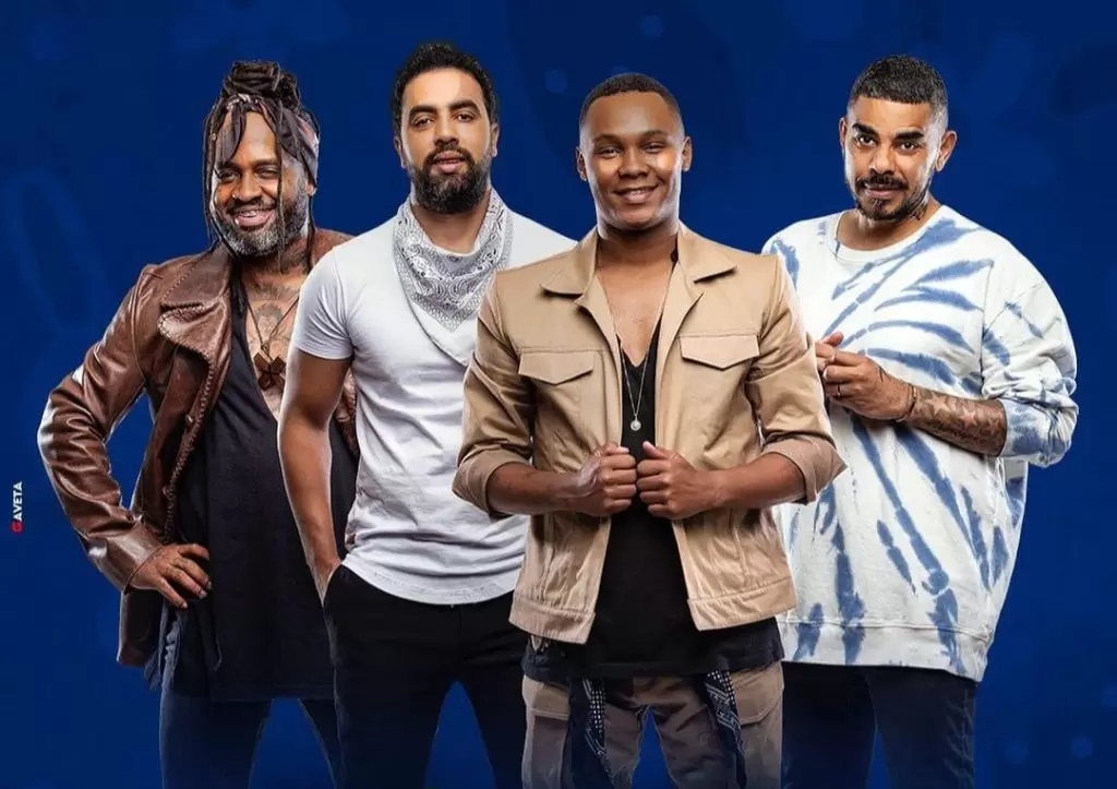 Chorão, Rodrigão, Uan e Ed Silvino formam o grupo 'Os Travessos'. Foto: Reprodução/Instagram