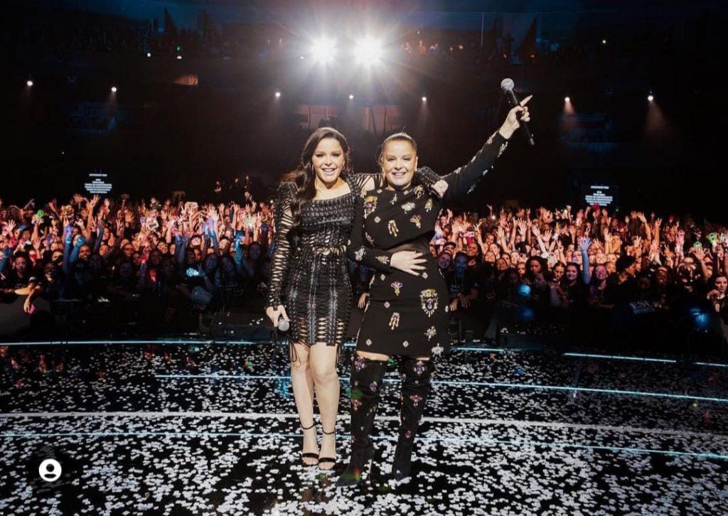 Maiara e Maraísa cantam em Manaus no dia 23 de setembro de 2023. Foto: Reprodução/Instagram