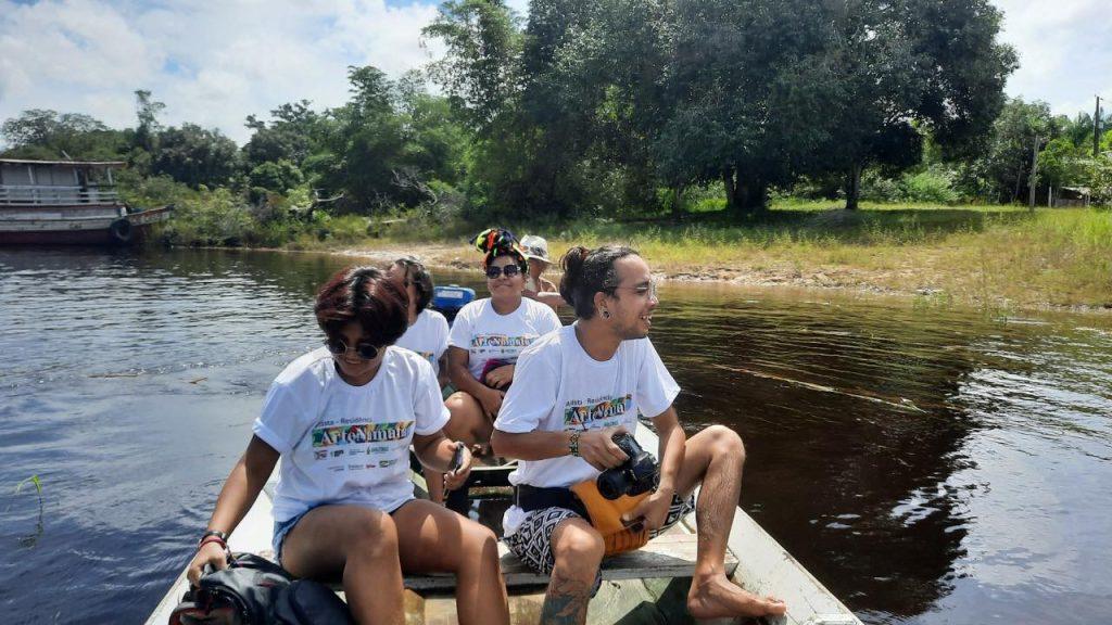'ArteNaMata 2023' promove experiência artística para jovens artistas. Foto: Divulgação/Manauscult