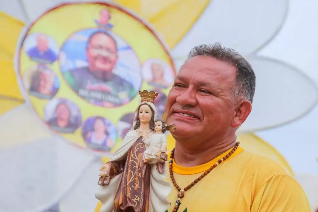 O artista da região Juarez Lima organiza a Romaria das Águas. Foto: Divulgação