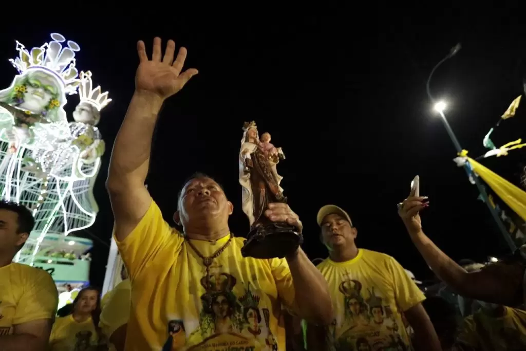 Procissão reuniu devotos de Nossa Senhora do Carmo. Foto: Divulgação
