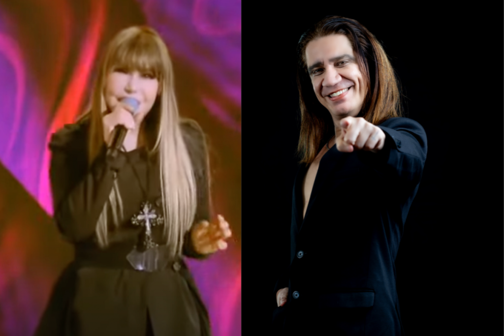 Luso e Rosana cantam juntos no palco pela primeira vez em Manaus