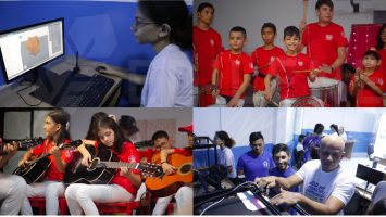 Fotos:  Acervo da Escola de Arte Irmão Miguel de Pascale e Universidade do Folclore Paulinho Faria