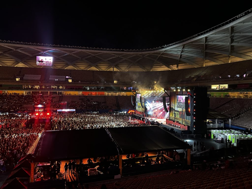 Arena da Amazônia em noite de Bodega do Pablo